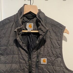 Carhartt Charcoal Quilted Vest men’s medium